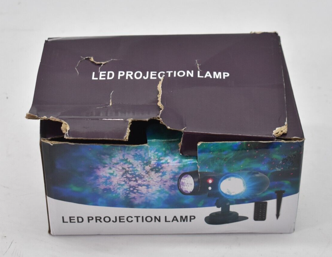 Minetom 3 in 1 Christmas Projector Lights Outdoor 21 HD Effects (3D Ocean Wave + Patterns+Red Green) Waterproof with Timer Halloween Landscape Lights